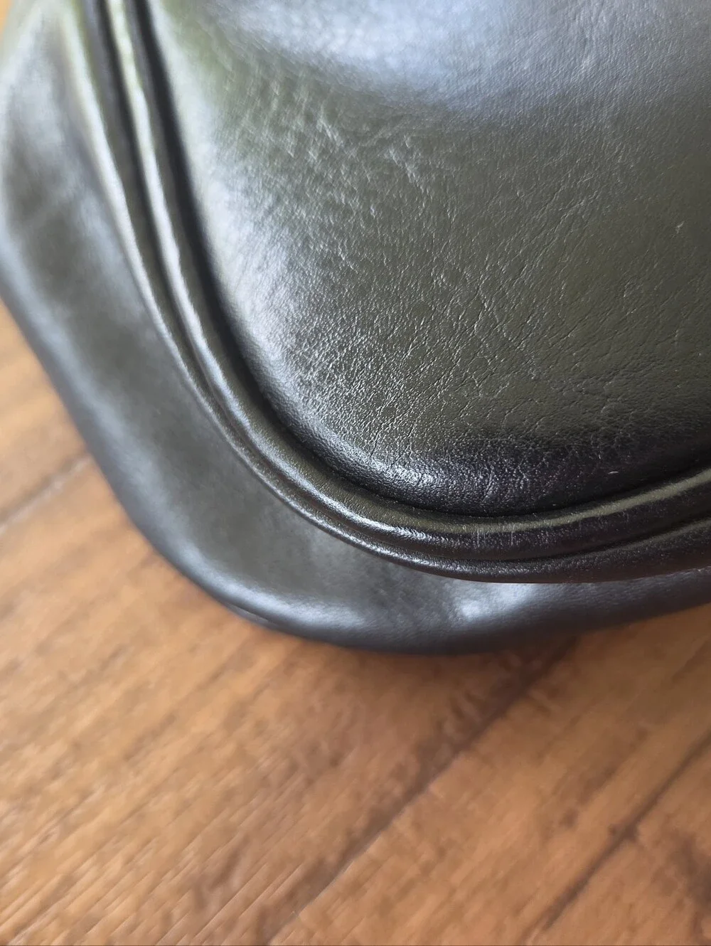 Patricia Nash Crossbody Black Embossed Leather Crossbody Bag Kiss-Lock Closure